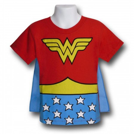 Wonder Woman Kids Costume Caped T-Shirt