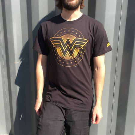 Wonder Woman Shield Symbol Men's T-Shirt
