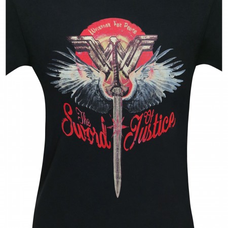 Wonder Woman Sword of Justice Men's T-Shirt