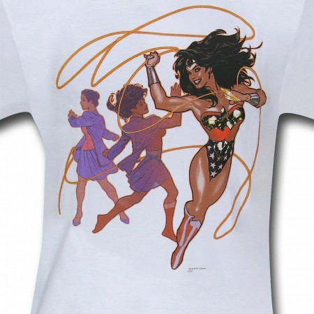 Wonder Woman Transformation by Adam Hughes T-Shirt