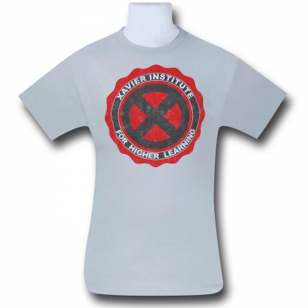 Xavier Institute Distressed Symbol 30 Single T-Shirt