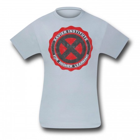 Xavier Institute Distressed Symbol 30 Single T-Shirt