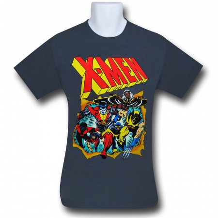 X-Men Breakthrough Charcoal T-Shirt