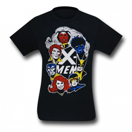 X-Men Distressed Team (30 Single) T-Shirt