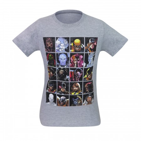 X-Men Mutant Grid Bunch Men's T-Shirt