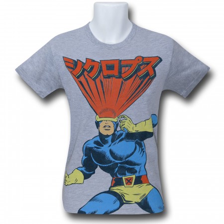 X-Men Cyclops Japanese Beam 30 Single T-Shirt