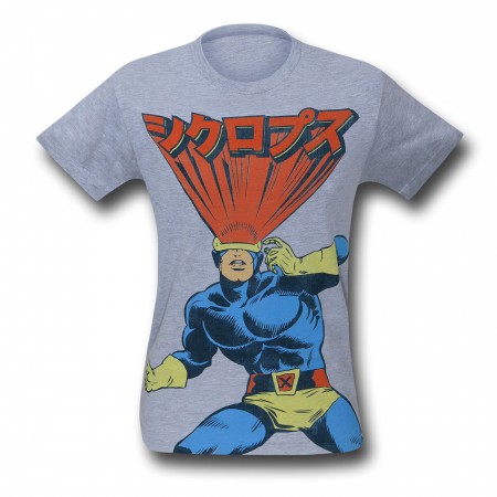 X-Men Cyclops Japanese Beam 30 Single T-Shirt