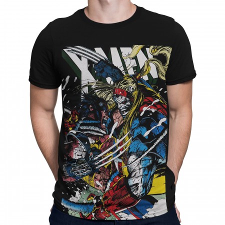 X-Men Wolverine Vs Omega Red Men's T-Shirt