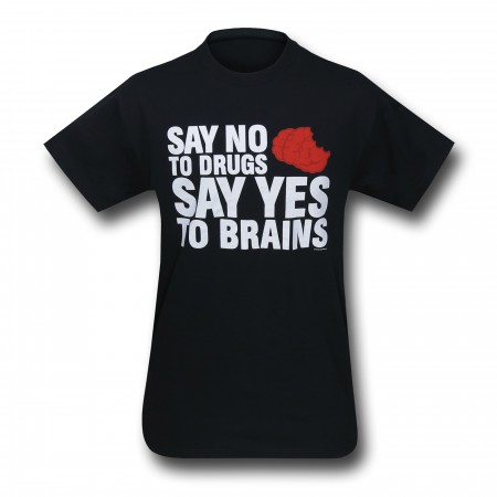 Zombies Say Yes To Brains T-Shirt