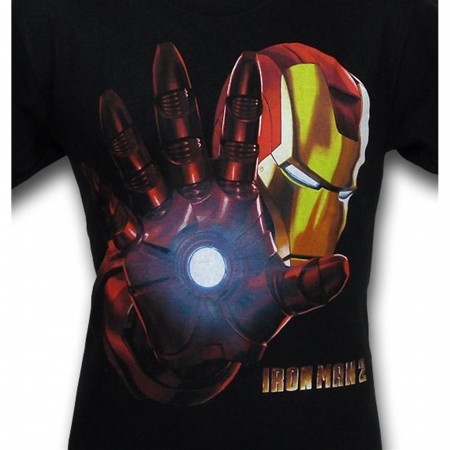Iron Man 2 Movie Youth Palm Face T-Shirt
