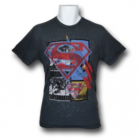 Superman Youth Postcard 30 Single T-Shirt