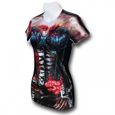 Zombie Corset Costume Women's T-Shirt