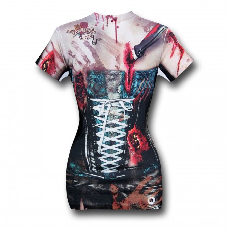 Zombie Corset Costume Women's T-Shirt