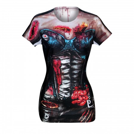 Zombie Corset Costume Women's T-Shirt