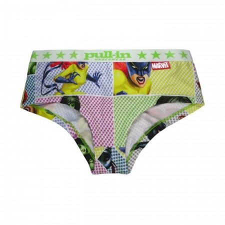 Marvel Action Packed Women's Pull-In French Cut Briefs
