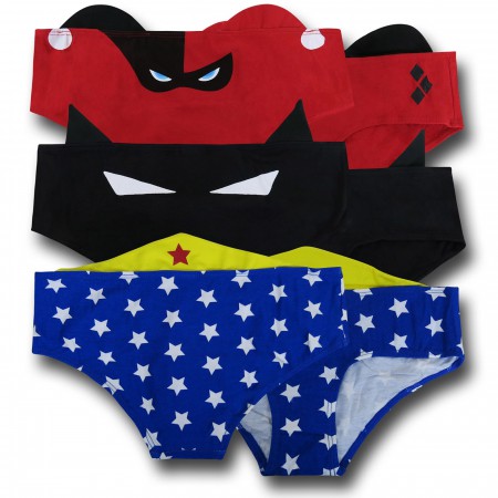 DC Comics Ear Panties 3-Pack