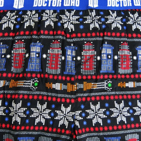 Doctor Who Pattern Boxer Shorts