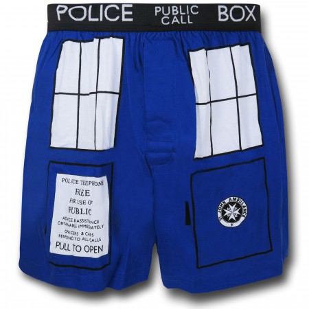 Doctor Who Tardis Design Boxer Shorts