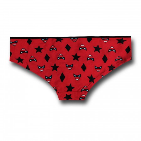 Harley Quinn Symbols Red Women's Panty