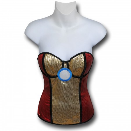 Iron Man Rescue Costume Sequin Corset