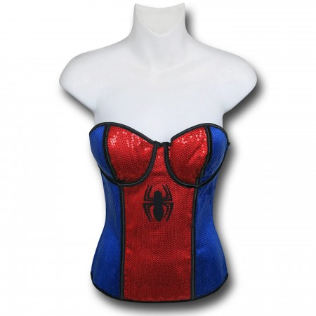 Spider-Girl Costume Sequin Corset