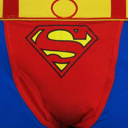 Superman Red and Blue Caped Boxer Briefs