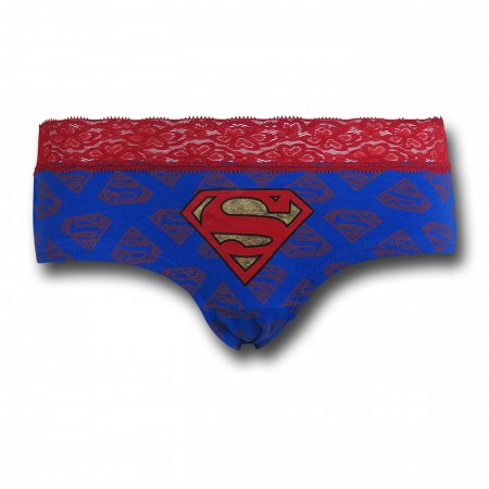 Superman Lace/Foil Women's Panty