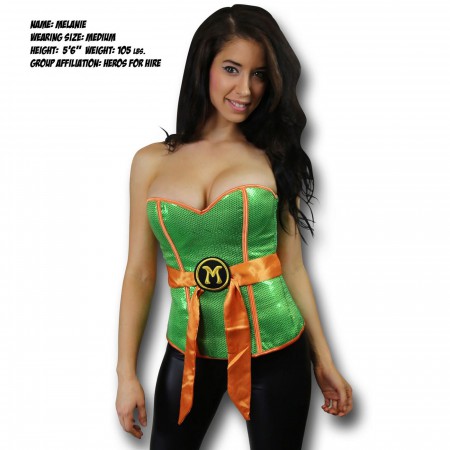 TMNT Michelangelo Costume Corset