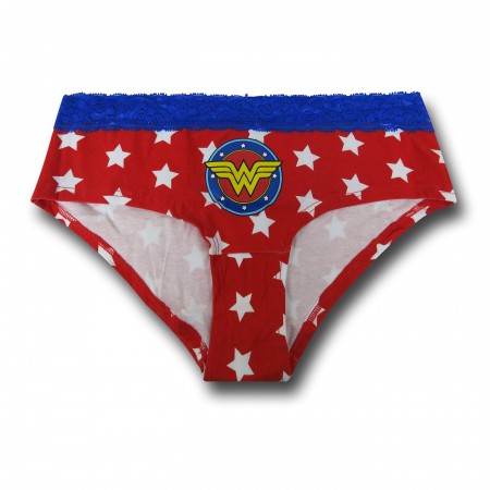 Wonder Woman Women's Red Star Panty