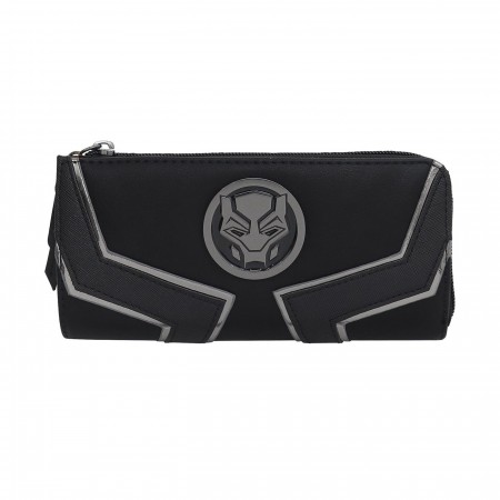 Black Panther Movie Logo Women's Zip Around Wallet