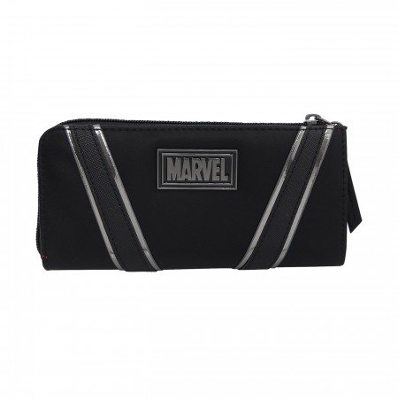 Black Panther Movie Logo Women's Zip Around Wallet