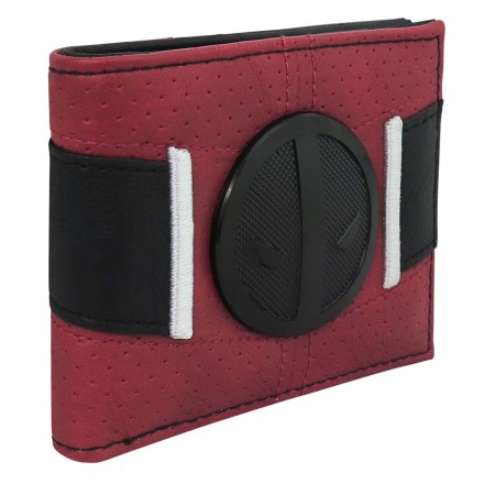 Deadpool Black Badge Costume Men's Bi-Fold Wallet