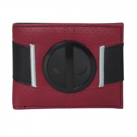 Deadpool Black Badge Costume Men's Bi-Fold Wallet