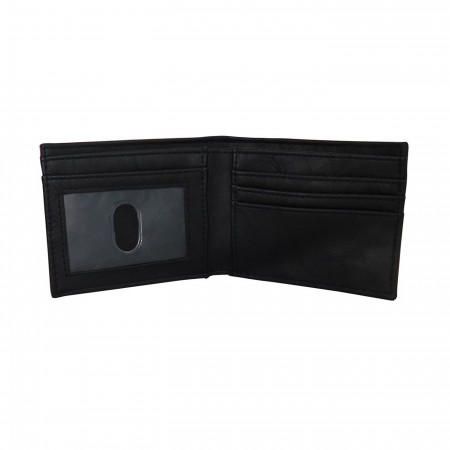 Deadpool Black Badge Costume Men's Bi-Fold Wallet