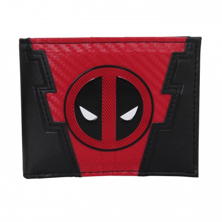 Deadpool Chrome Weld Patch Men's Bi-Fold Wallet