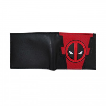 Deadpool Chrome Weld Patch Men's Bi-Fold Wallet