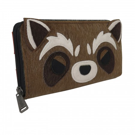 GOTG Rocket Raccoon Loungefly Zip Around Wallet