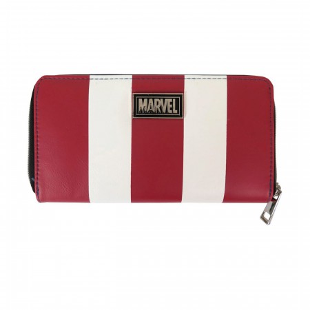 Captain America Suit Up Women's Zipper Wallet