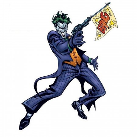 Joker Bang Life Size Wall Decal