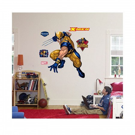 Wolverine Pouncing Life Size Wall Decal