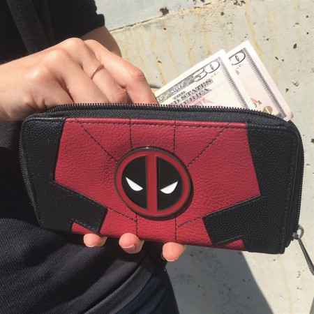 Deadpool Suit Up Women's Zipper Wallet