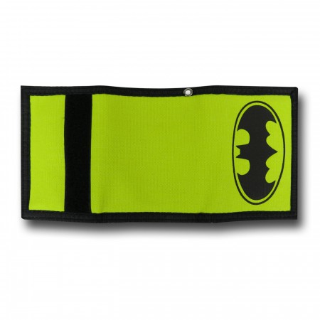 Batman Yellow Velcro Wallet