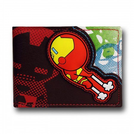 Iron Man and Friends Kawaii Bi-Fold Wallet