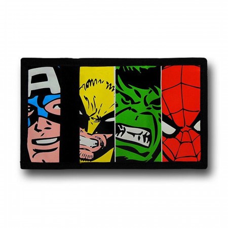 Marvel Face-Off Velcro Wallet