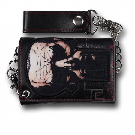 Punisher Face Chain Wallet