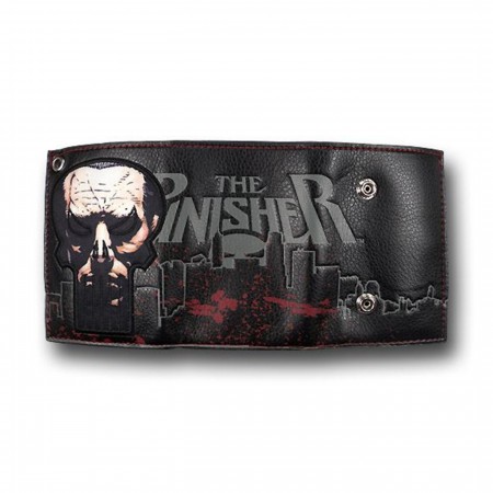 Punisher Face Chain Wallet