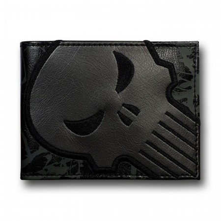 Punisher Silver Skull B-Fold Wallet