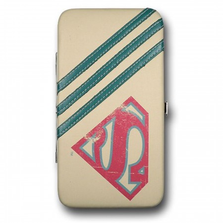 Supergirl Tan and Striped Womens Wallet