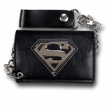 Superman Metal Symbol Wallet