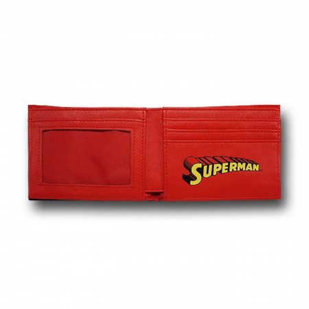 Superman Embossed Torso PVC Wallet
